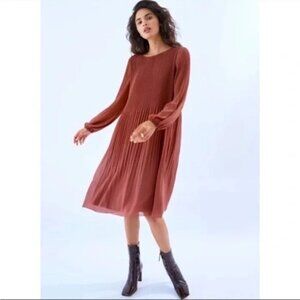 Aritzia Daydreamer Midi Dress - Ashy Rose Pink, Size S